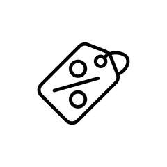 Aufkleber - Sale, tag icon. Simple line, outline vector elements of shopping center icons for ui and ux, website or mobile application