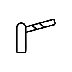 Poster - Barrier, parking icon. Simple line, outline vector elements of shopping center icons for ui and ux, website or mobile application