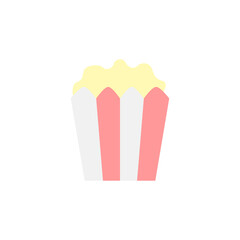 Poster - Popcorn, box icon. Simple color vector elements of shopping center icons for ui and ux, website or mobile application