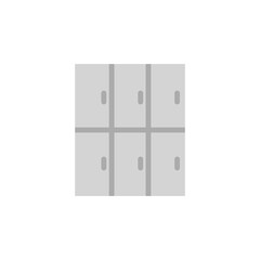 Poster - Mall, lockers icon. Simple color vector elements of shopping center icons for ui and ux, website or mobile application