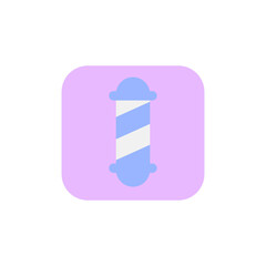 Poster - Sign, barbershop icon. Simple color vector elements of shopping center icons for ui and ux, website or mobile application