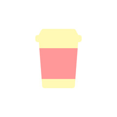 Poster - Coffee, cup icon. Simple color vector elements of shopping center icons for ui and ux, website or mobile application