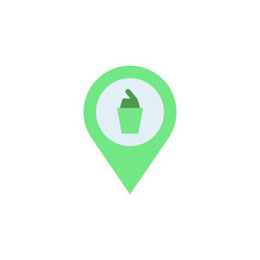 Poster - Placeholder, drink icon. Simple color vector elements of navigation icons for ui and ux, website or mobile application