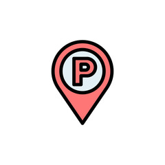 Poster - Placeholder icon. Simple color with outline vector elements of navigation icons for ui and ux, website or mobile application