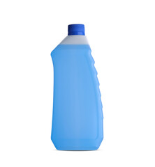 Plain plastic sanitiser bottle