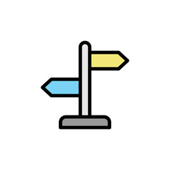 Poster - Panel, sign icon. Simple color with outline vector elements of navigation icons for ui and ux, website or mobile application