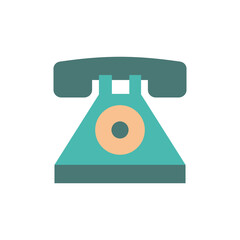 Poster - Phone, landline icon. Simple color vector elements of communication icons for ui and ux, website or mobile application