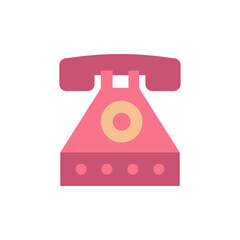 Poster - Phone, landline icon. Simple color vector elements of communication icons for ui and ux, website or mobile application