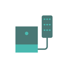 Poster - Phone, landline icon. Simple color vector elements of communication icons for ui and ux, website or mobile application