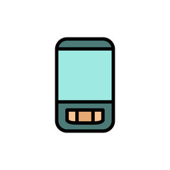 Aufkleber - Phone, mobile, technology icon. Simple color with outline vector elements of communication icons for ui and ux, website or mobile application
