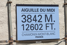 Aiguille Du Midi Mountain, Chamonix
