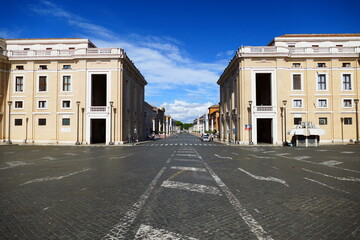 St. Peter's Square,Basilica of Saint Peter and the Vatican,Rome,Italy