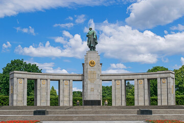 Soviet War Memorial in Tiergarten in Berlin, Germany