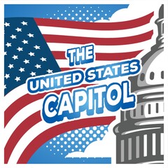 Canvas Print - the united states capitol