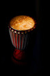 Percussion a djembe skin African percussion instrument