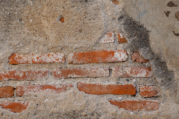 Background of brick wall texture concrete