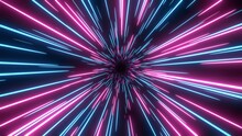 Blue And Pink Speed Light Abstract Background.
Sci-fi Tunnel Backdrop.
