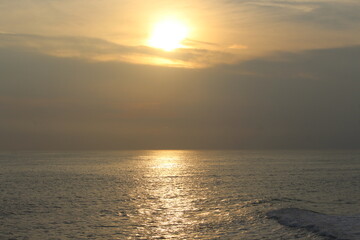 Beautiful Sun Raise at Kanyakumari Bay of Bengal at 5 o clock 