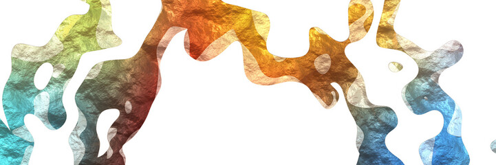 Aufkleber - abstract modern shiny surface textured background with sienna, light blue and brown colors on white background