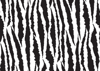 Wall Mural - Abstract styled animal skin tiger seamless pattern design.