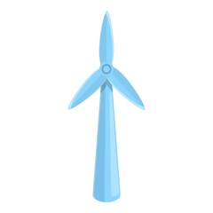 Poster - Wind turbine icon. Cartoon of wind turbine vector icon for web design isolated on white background