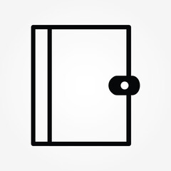 Poster - book icon vector