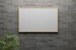 © phichak - 3D illustration of blank whiteboard on the brick wall