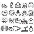 © captainvector - set of fitness icons