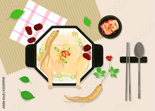 pic 삼계탕 일러스트 https stock adobe com images íêµ ì íµìì ì¼ê³í ì¼ë¬ì¤í¸ 356909141 start checkout 1 content id 356909141
