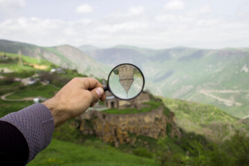 Wall Mural - Lupoy looks at Tatev Church