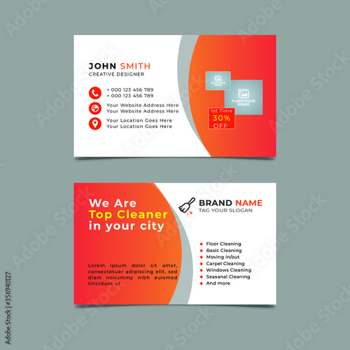 Cleaning Service Modern Business Card Design Template Business Card Template With Blue Element Flat Design Vector Illustration Stationery Design Vector De Stock Adobe Stock Cleaning Service Modern Business Card Design Template Business Card Template With Blue Element Flat Design Vector Illustration Stationery Design Vector De Stock Adobe Stock