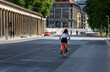 rotes Fahrrad in Berlin