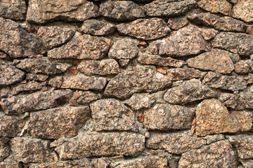 Poster - A close up of a rock wall