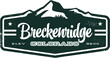 Breckenridge Colorado Mountain Town Sign