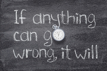 Wall Mural - can go wrong watch