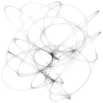 Drawn sketch line art computer generated art