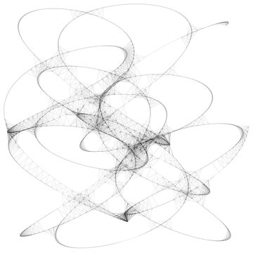 Colorful line art. computer generated artistic construct, generative design