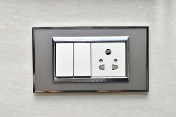 DESIGNER ELECTRICAL SWITCH BOARD WITH 3 PIN SOCKET