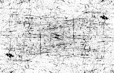 Scratched Grunge Urban Background Texture Vector. Dust Overlay Distress Grainy Grungy Effect. Distressed Backdrop Vector Illustration. Isolated Black on White Background. EPS 10.