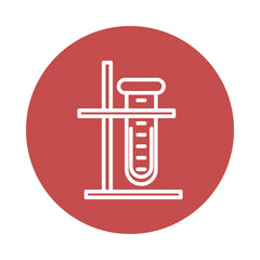 Poster - tube test laboratory isolated icon