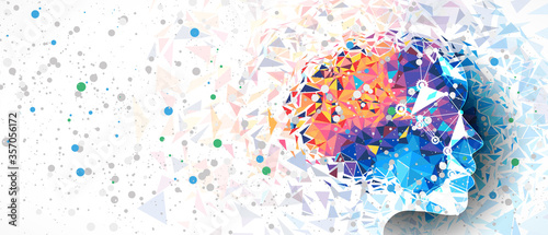 Cuadros en Lienzo Conceptual technology illustration of artificial intelligence