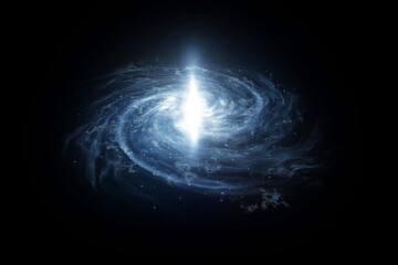 Wall Mural - galaxy with space nebula and many stars, milky way
