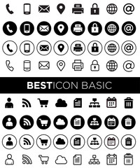 Wall Mural - pack icons basic