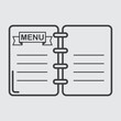 © captainvector - restaurant menu card