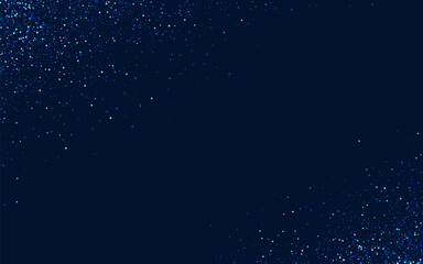 Wall Mural - Dark Party Vector Starry Background. White Light 