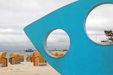 Strandpromenade in Kellenhusen an der Ostsee