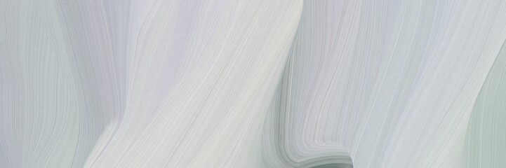 Poster - wild curved speed lines background or backdrop with silver, pastel gray and gray gray colors. can be used as header background