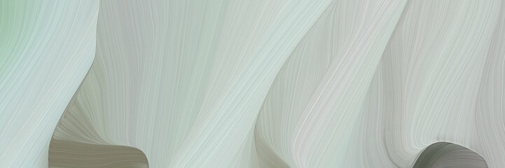 Poster - creative curved speed lines background or backdrop with silver, dim gray and gray gray colors. can be used as background graphic element