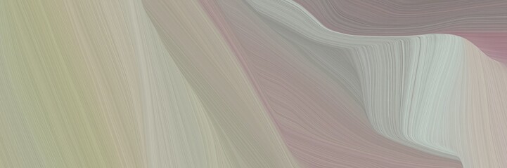 Aufkleber - artistic curved speed lines background or backdrop with dark gray, gray gray and silver colors. can be used as header background