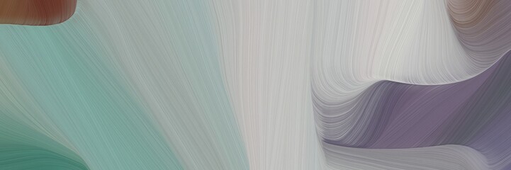Leinwandbilder - abstract curved speed lines background or backdrop with dark gray, dim gray and pastel gray colors. can be used as card background